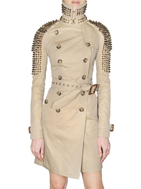 burberry prorsum studded trench|authentic burberry trench coat.